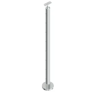 Cable Stanchions - 38,1mm Diameter Post - Flange Mount