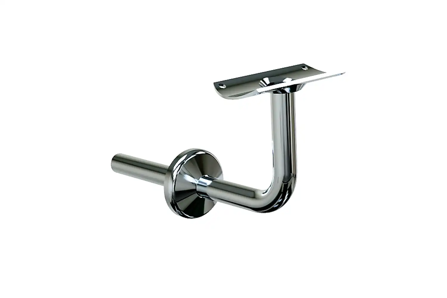 Stainless Steel Handrail – Wall Bracket for round Handrail with Core Mount