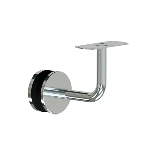 Stainless Steel handrail glass bracket for flat handrail