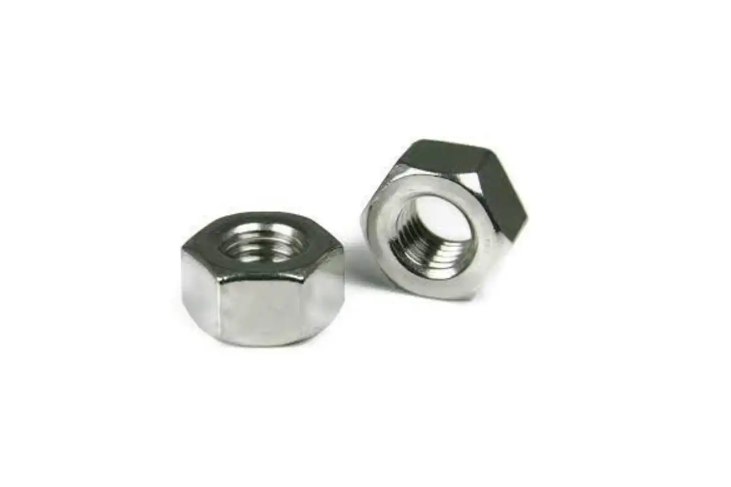 Stainless steel hex nuts for 10mm rods for stainless steel balustrade installations