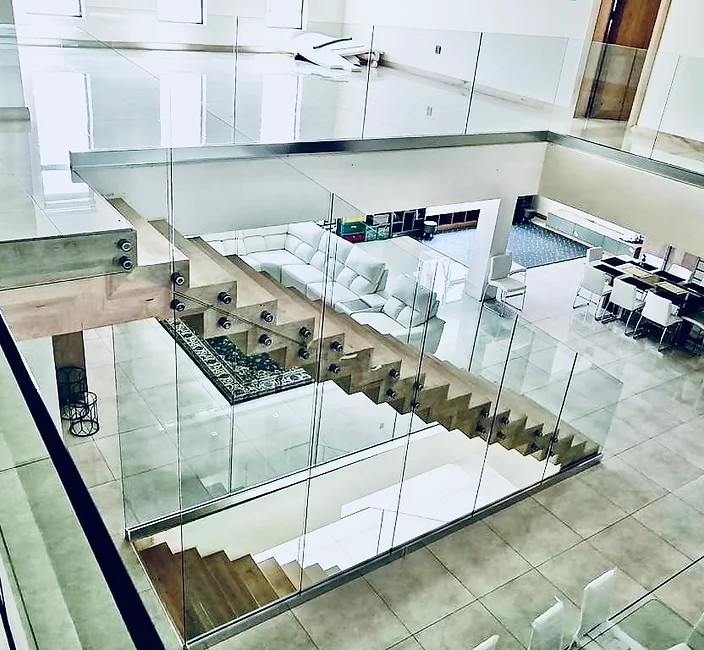 glass stand off balustrades