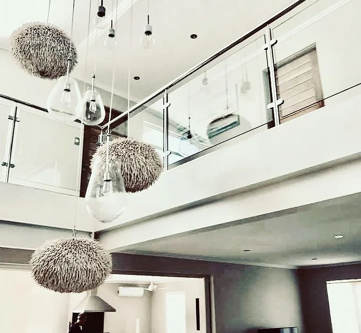 glass pressure bracket stainless steel balustrades