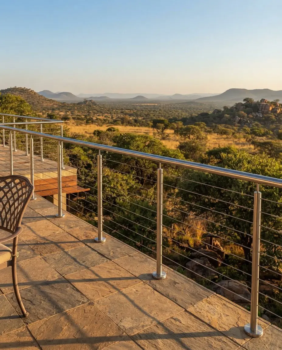 Stainless steel cable balustrades South Africa